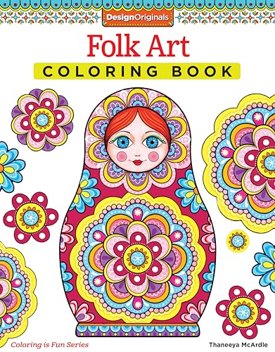 Folk Art Coloring Book (Coloring Is Fun)